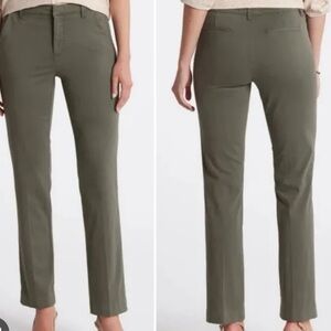 NWT LILA RYAN PETITE JENALYN BOOTCUT TROUSER IN PINE GROVE